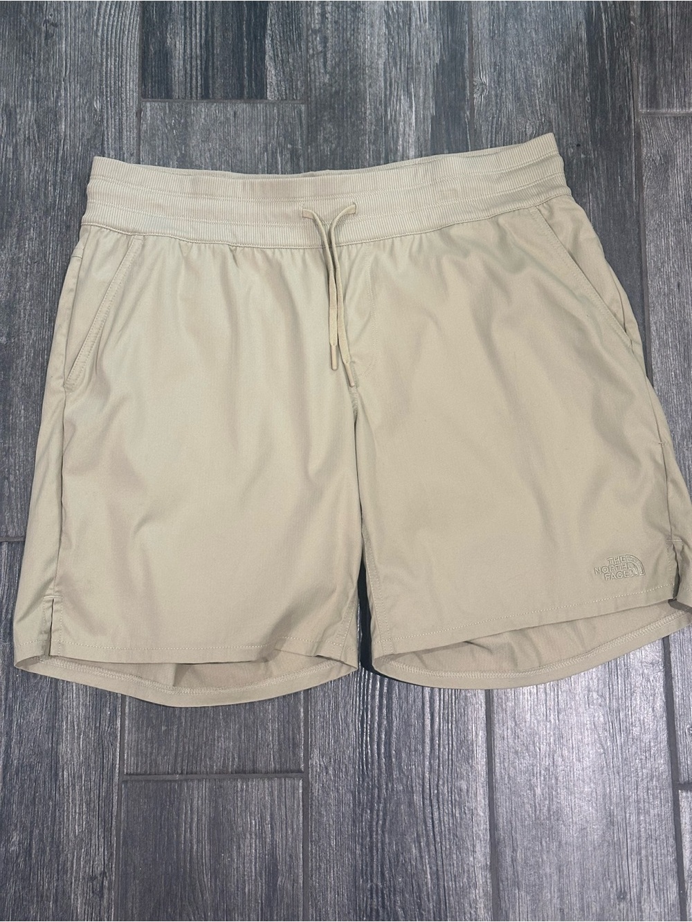 The North Face Women’s Aphrodite Motion Beige/Tan Athletic Drawstring Shorts